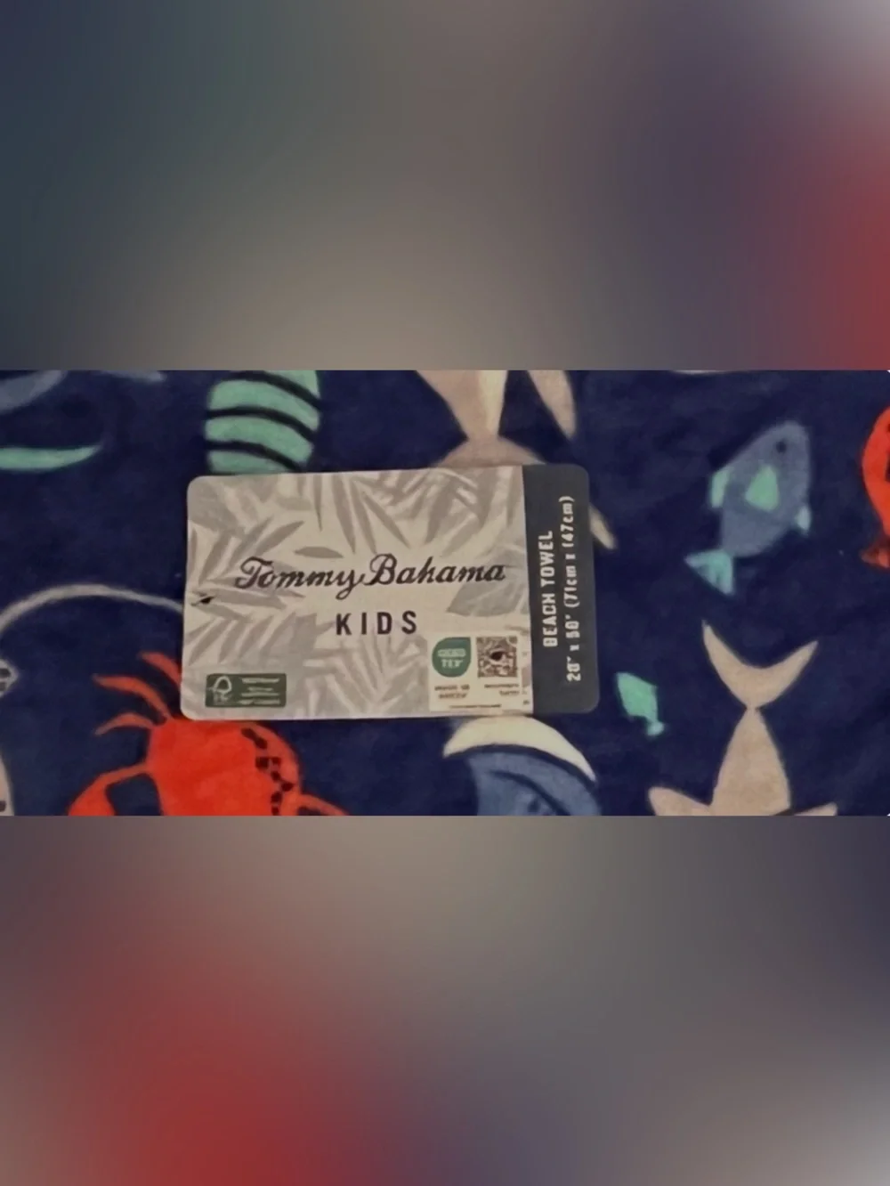 Tommy Bahama Kids Sea Life Beach Towel